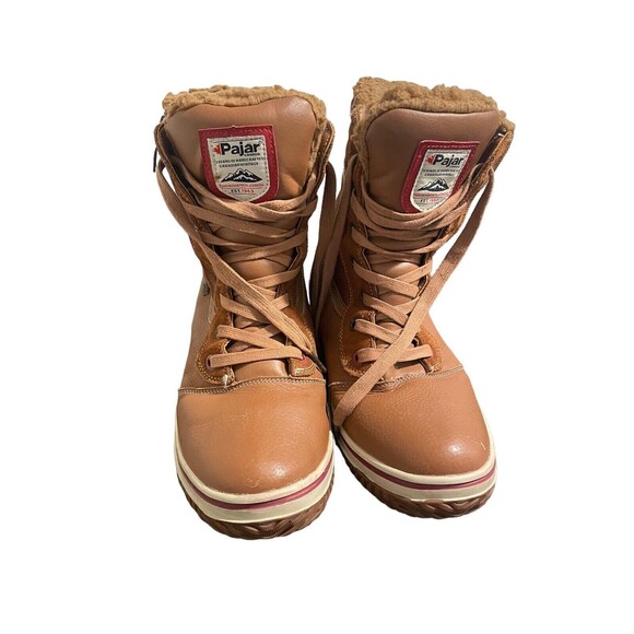 PAJAR Canada Trooper Boots Men Sz 10.5 Waterproof Winter snow boots Tan Brown - Picture 10 of 16